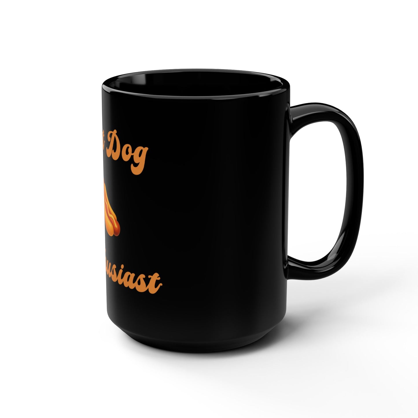 Hot Dog 🌭 Enthusiast – Black Mug 15oz