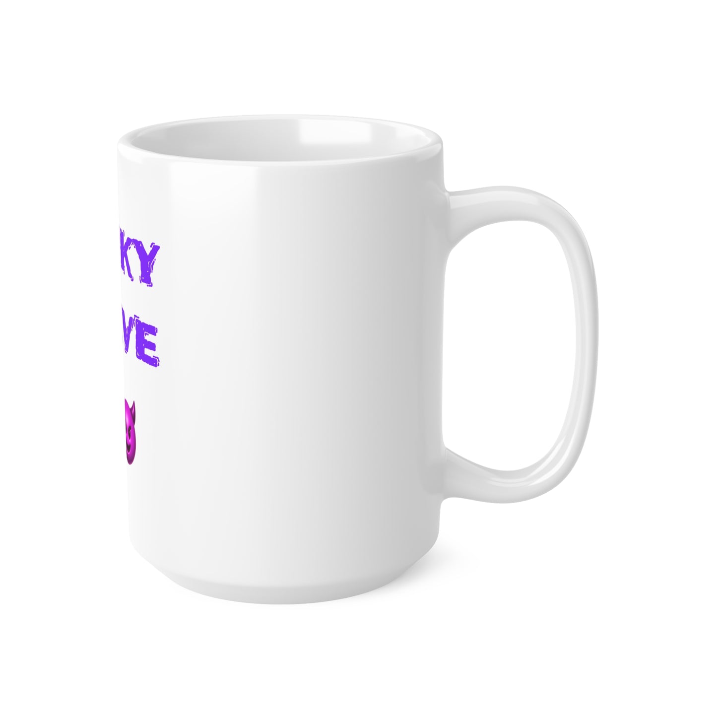 Flirty Rebel 😏 🔥 – White Mug 15oz