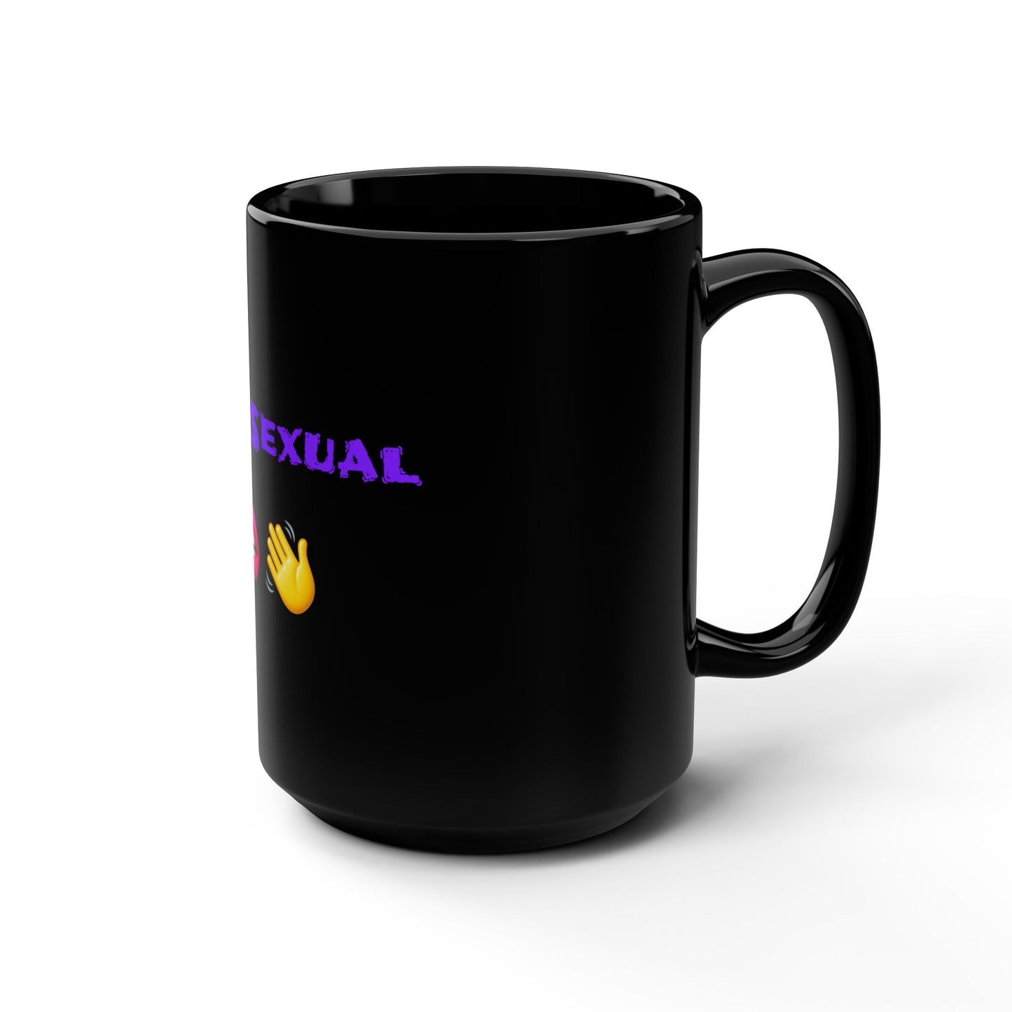 Bye-Sexual 🫦 👋 – Black Mug 15oz