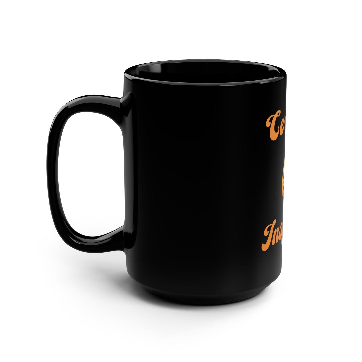 Certified 🌮 Inspector – Black Mug 15oz