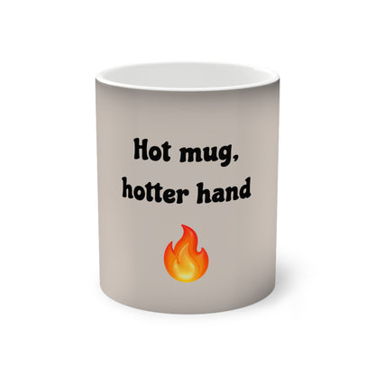 Hot mug, hotter hand 🔥