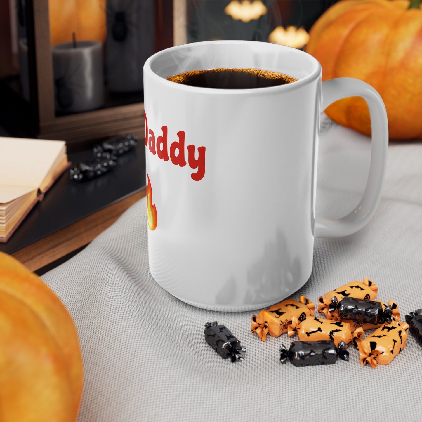 Hot Daddy 🔥 – White Mug 15oz