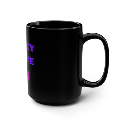 Flirty Rebel 😏 🔥 – Black Mug 15oz