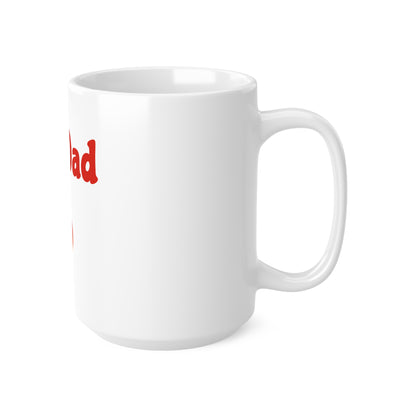 Hot Dad 🔥 – White Mug 15oz