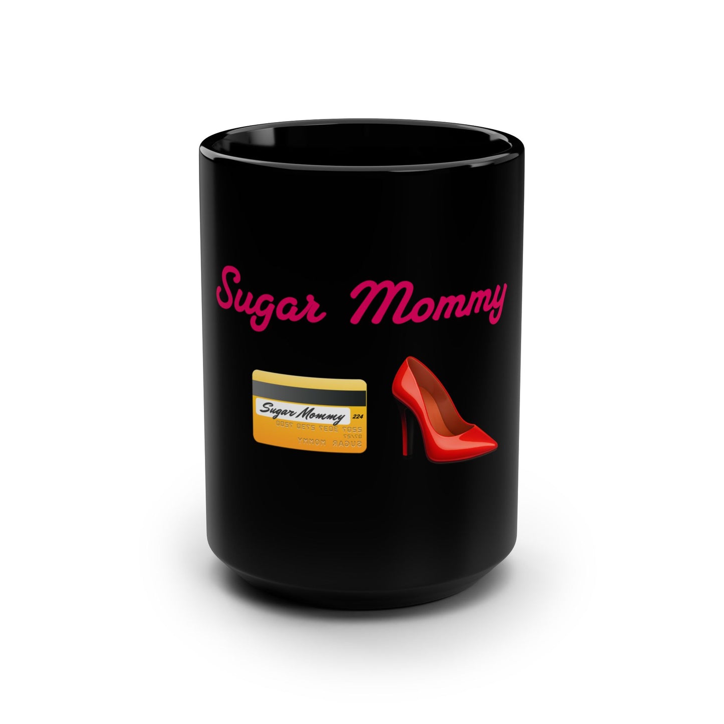 Mommy🇺🇸 👠 – Black Mug 15oz