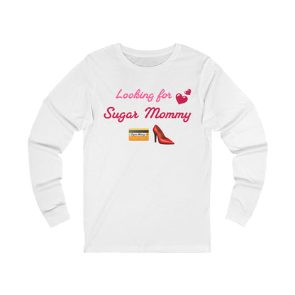 Looking for Mommy🇺🇸 👠 – Unisex Jersey Long Sleeve Tee