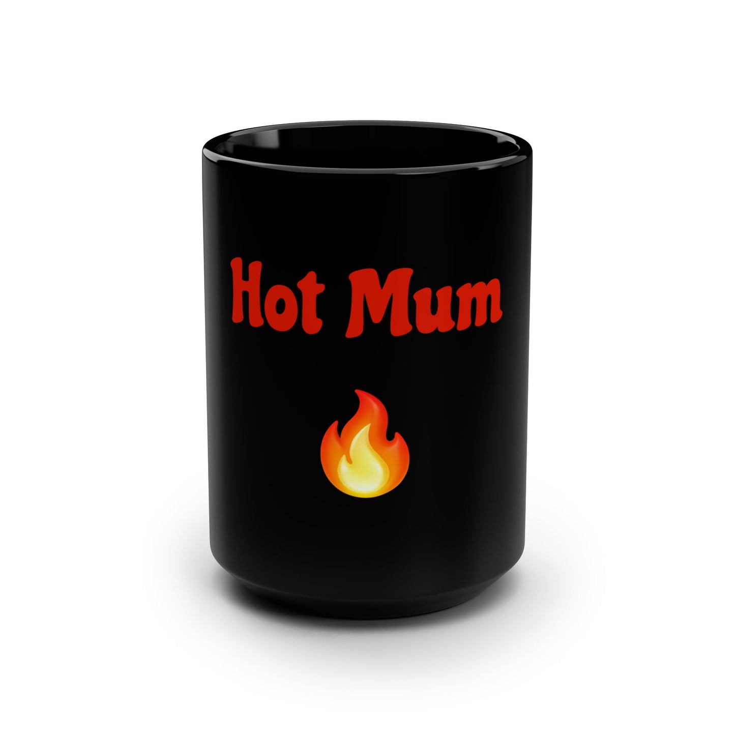 Hot Mum🇬🇧 🔥 – Black Mug 15oz