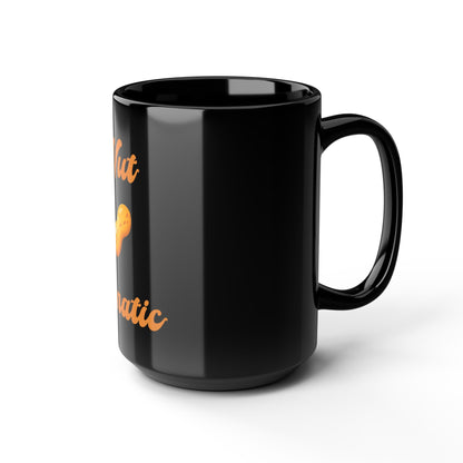Nut 🥜 Fanatic – Black Mug 15oz