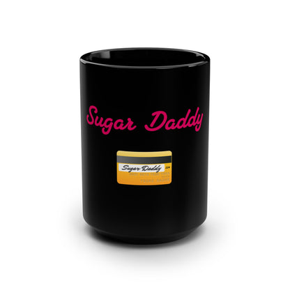 Daddy 💳 – Black Mug 15oz