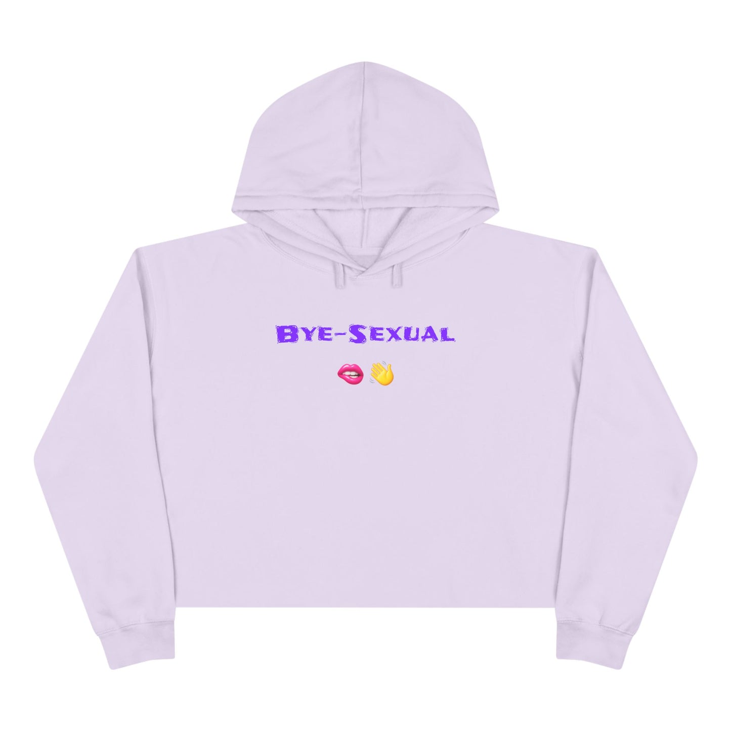 Bye-Sexual 🫦 👋 – Crop Hoodie