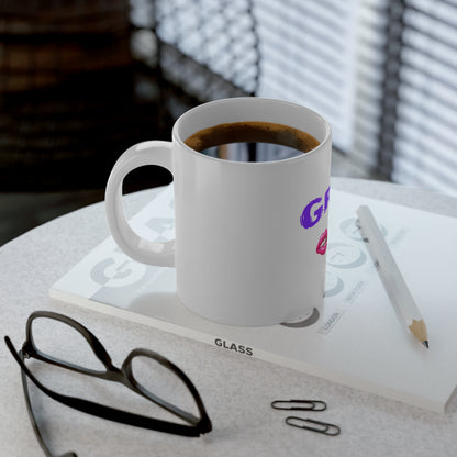 Grrr 🫦 😼 – White Jumbo Mug 20oz