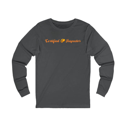 Certified 🌮 Inspector – Unisex Jersey Long Sleeve Tee