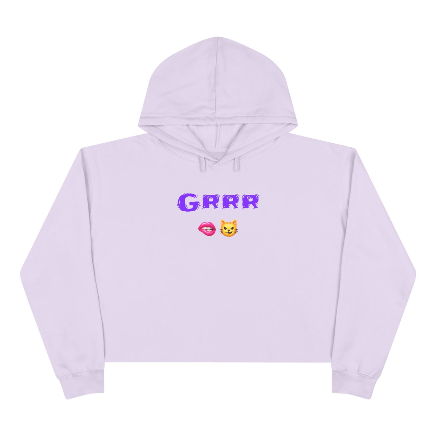 Grrr 🫦 😼 – Crop Hoodie