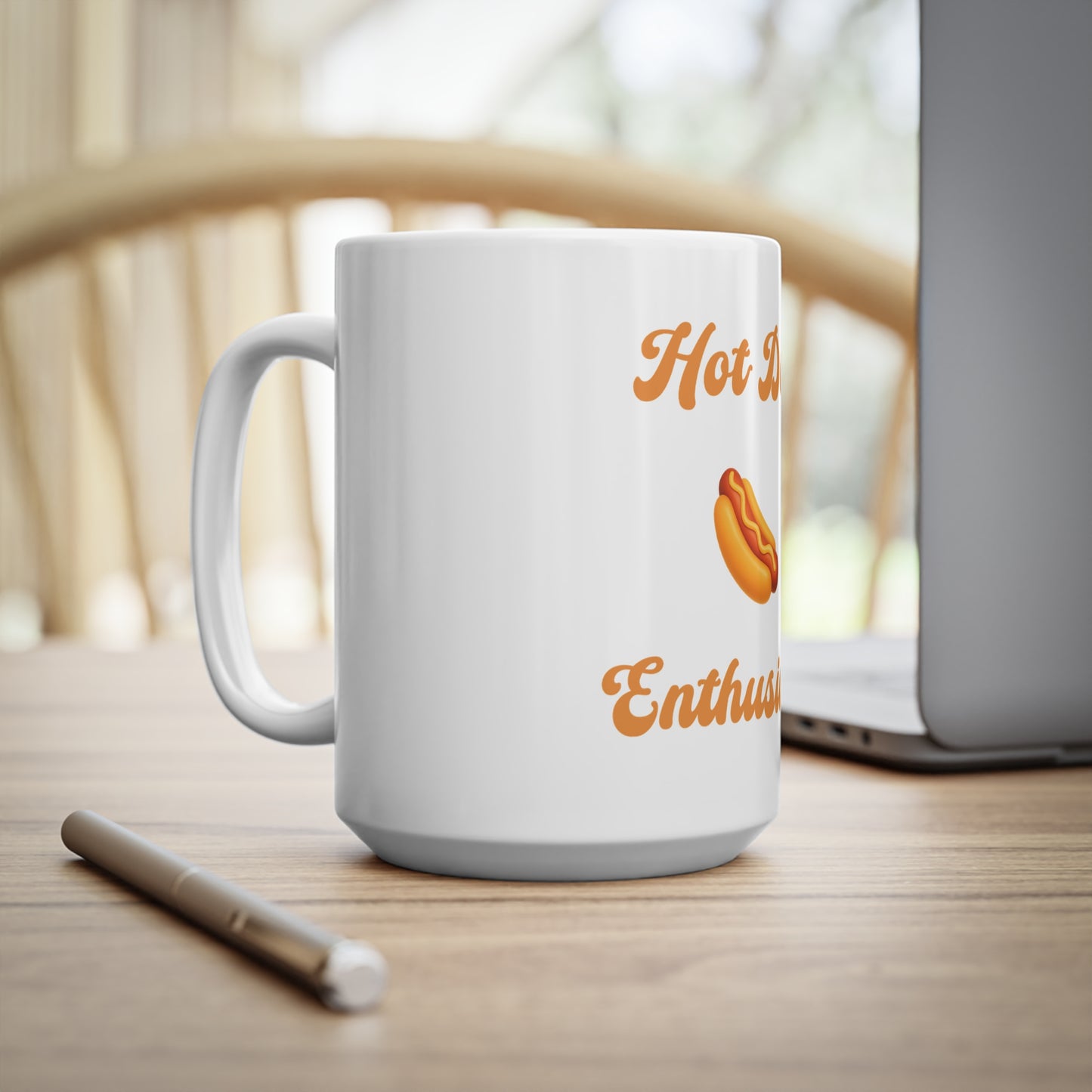 Hot Dog 🌭 Enthusiast – White Mug 15oz