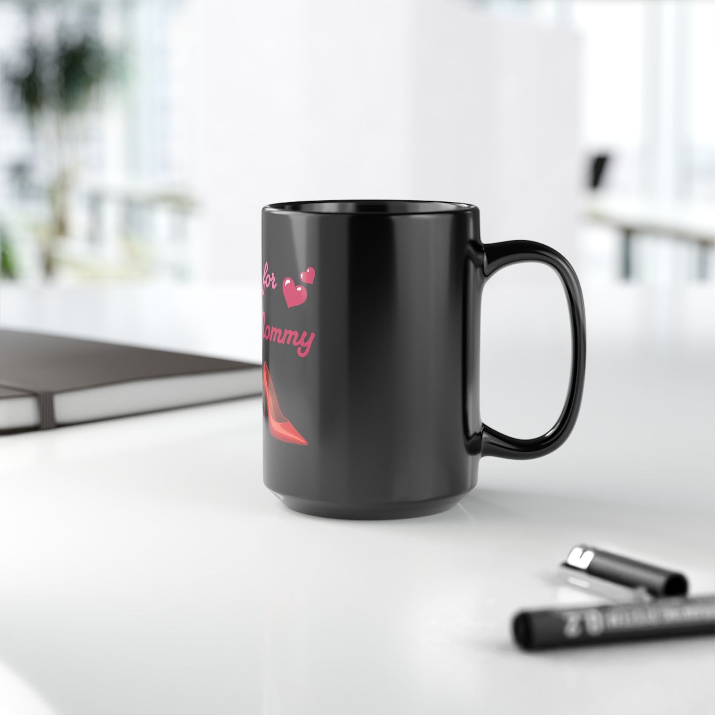 Looking for Mommy🇺🇸 👠 – Black Mug 15oz