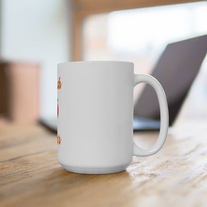 Peach 🍑 Lover – White Mug 15oz