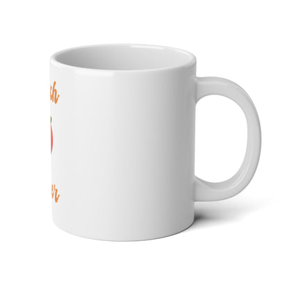 Peach 🍑 Lover – White Jumbo Mug 20oz