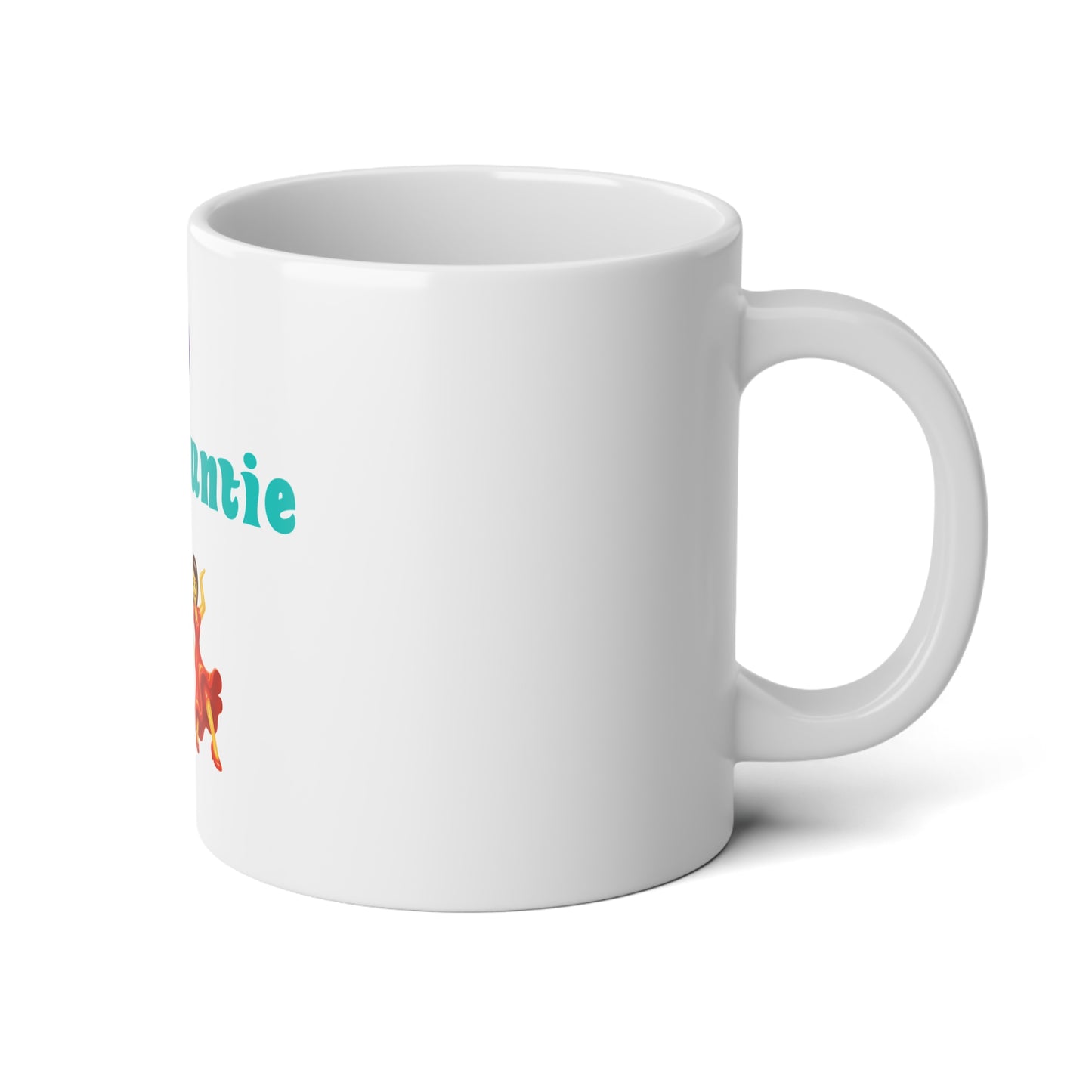 Cool Auntie🇺🇸 😎 💃 – White Jumbo Mug 20oz
