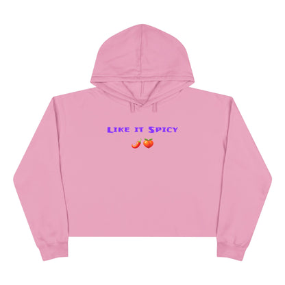 Like it Spicy 🌶 🍑 – Crop Hoodie