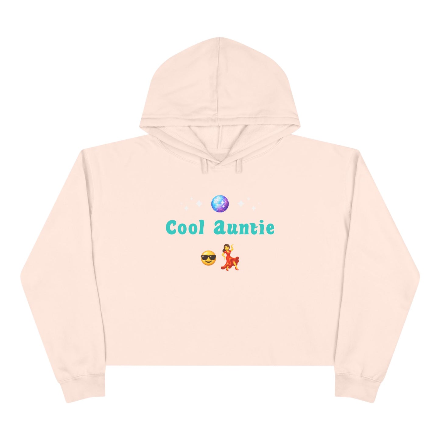 Cool Auntie🇺🇸 😎 💃 – Crop Hoodie