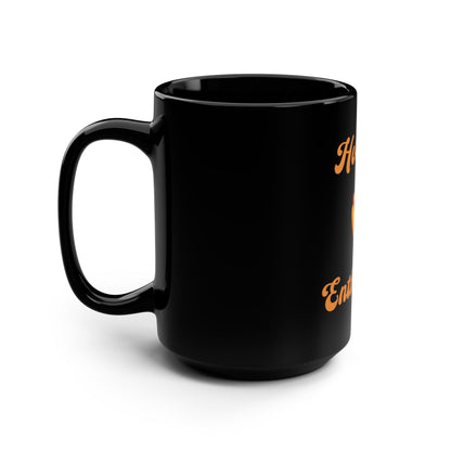 Hot Dog 🌭 Enthusiast – Black Mug 15oz