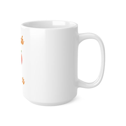 Peach 🍑 Lover – White Mug 15oz