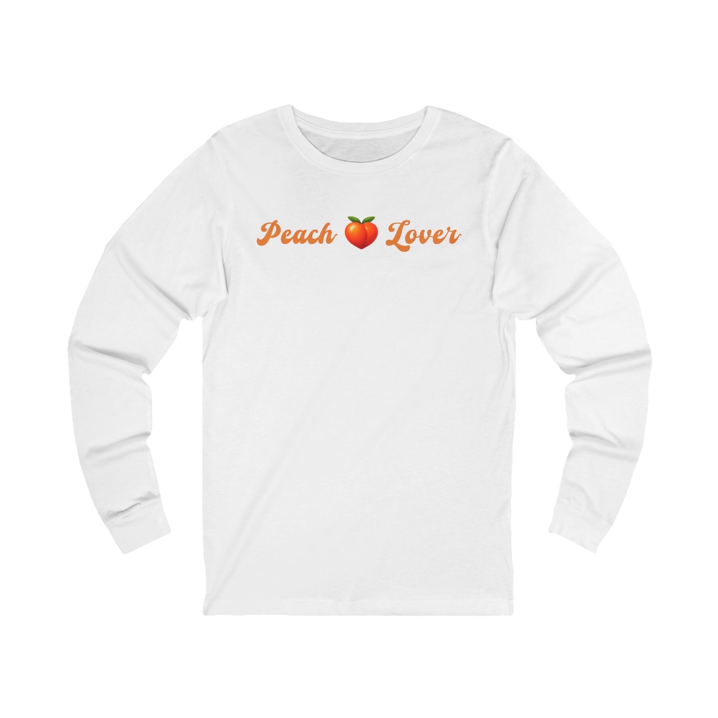 Peach 🍑 Lover – Unisex Jersey Long Sleeve Tee