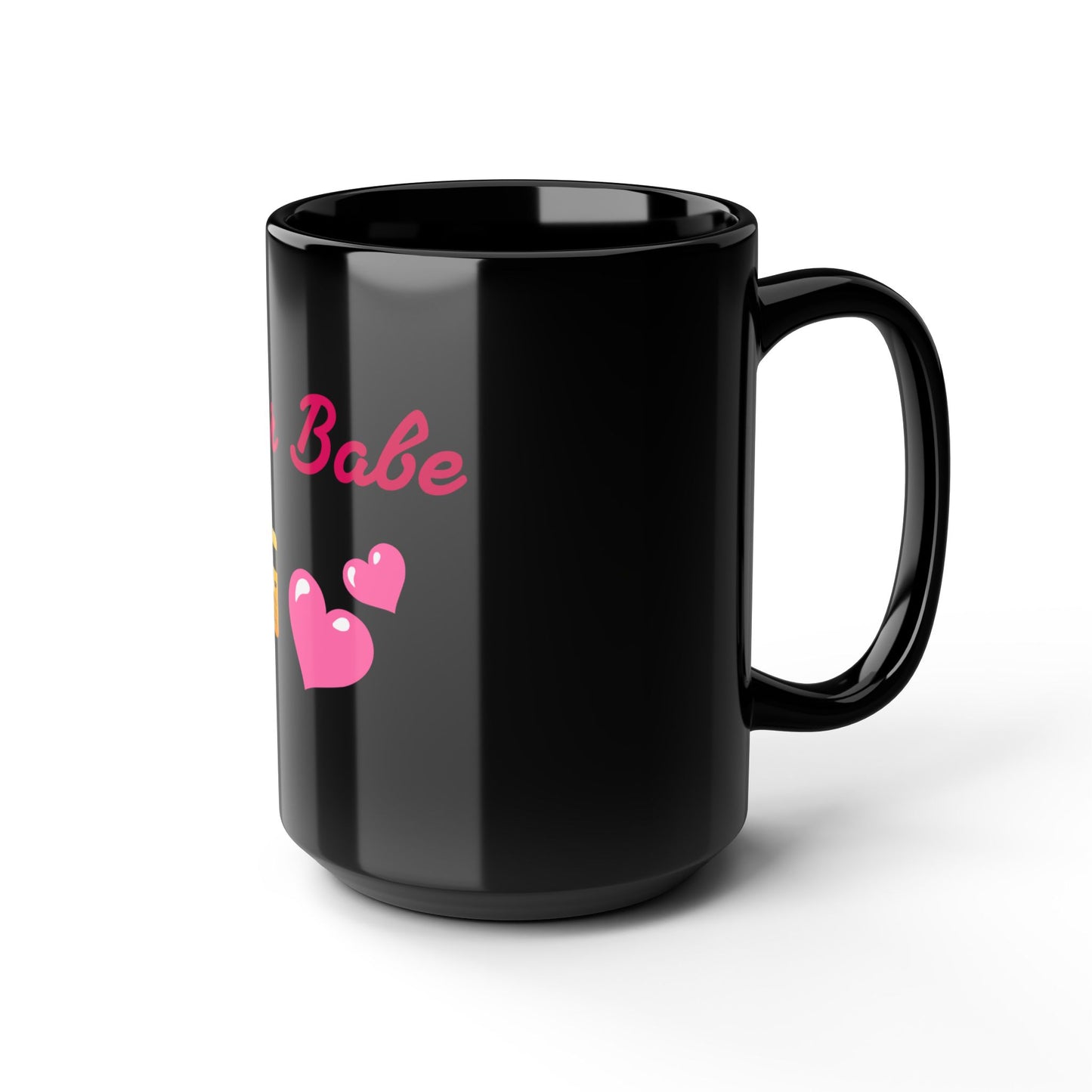 Babe 💕 – Black Mug 15oz
