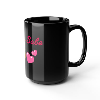 Babe 💕 – Black Mug 15oz