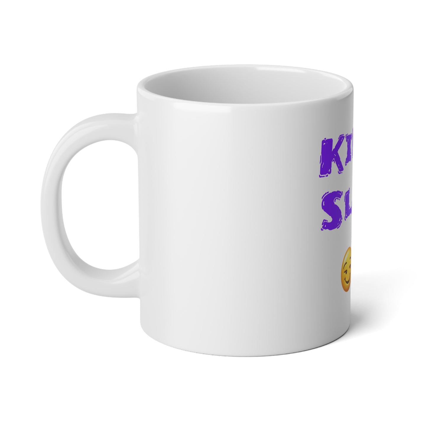 Flirty Rebel 😏 🔥 – White Jumbo Mug 20oz