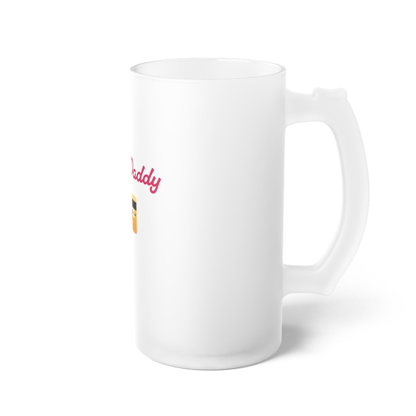 Daddy 💳 – Frosted Glass Beer Mug 16oz