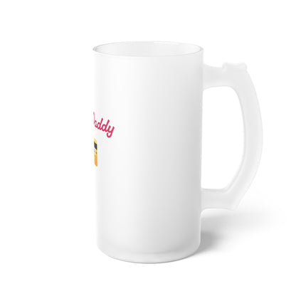 Daddy 💳 – Frosted Glass Beer Mug 16oz