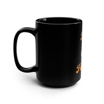 Nut 🥜 Fanatic – Black Mug 15oz
