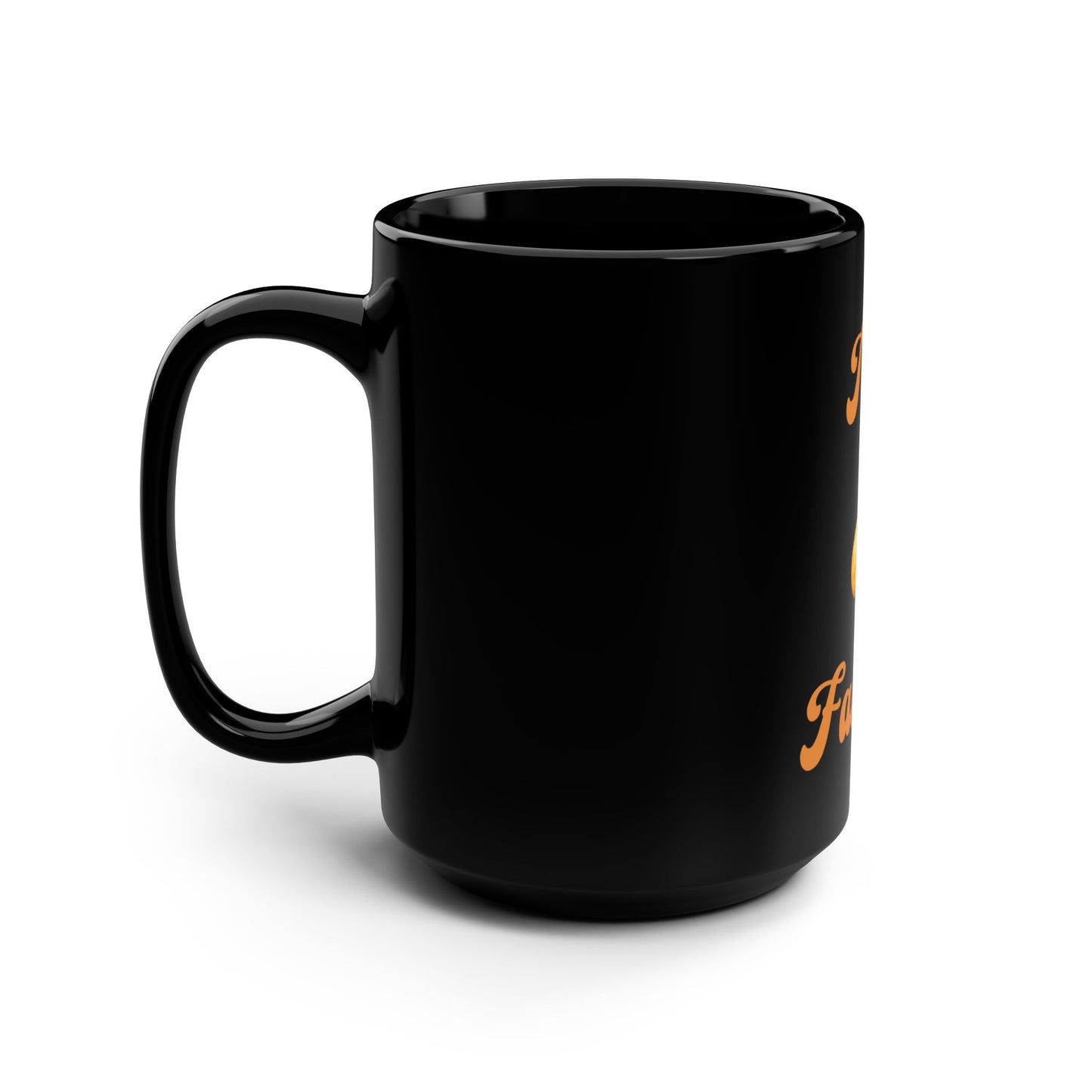 Nut 🥜 Fanatic – Black Mug 15oz