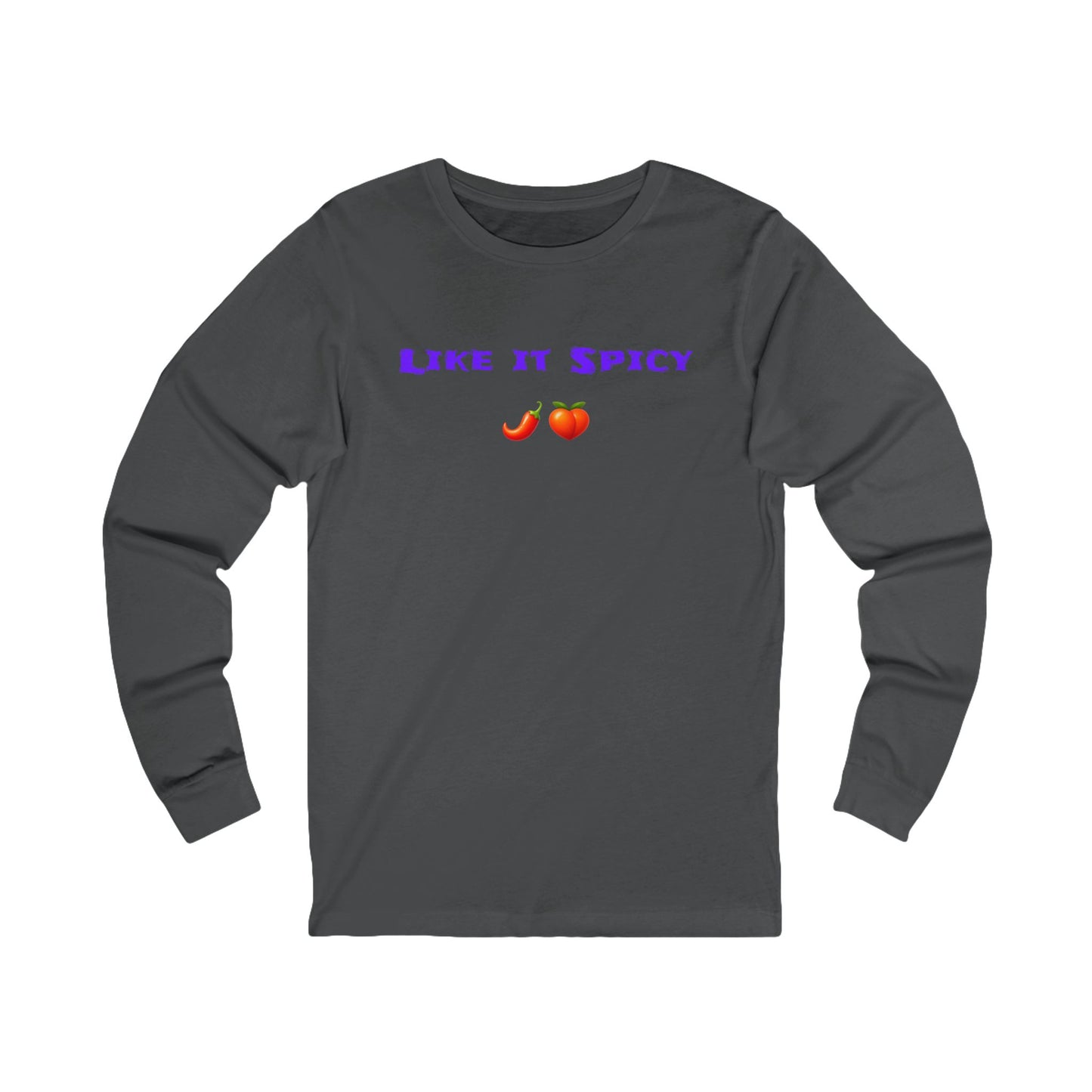Like it Spicy 🌶 🍑 – Unisex Jersey Long Sleeve Tee