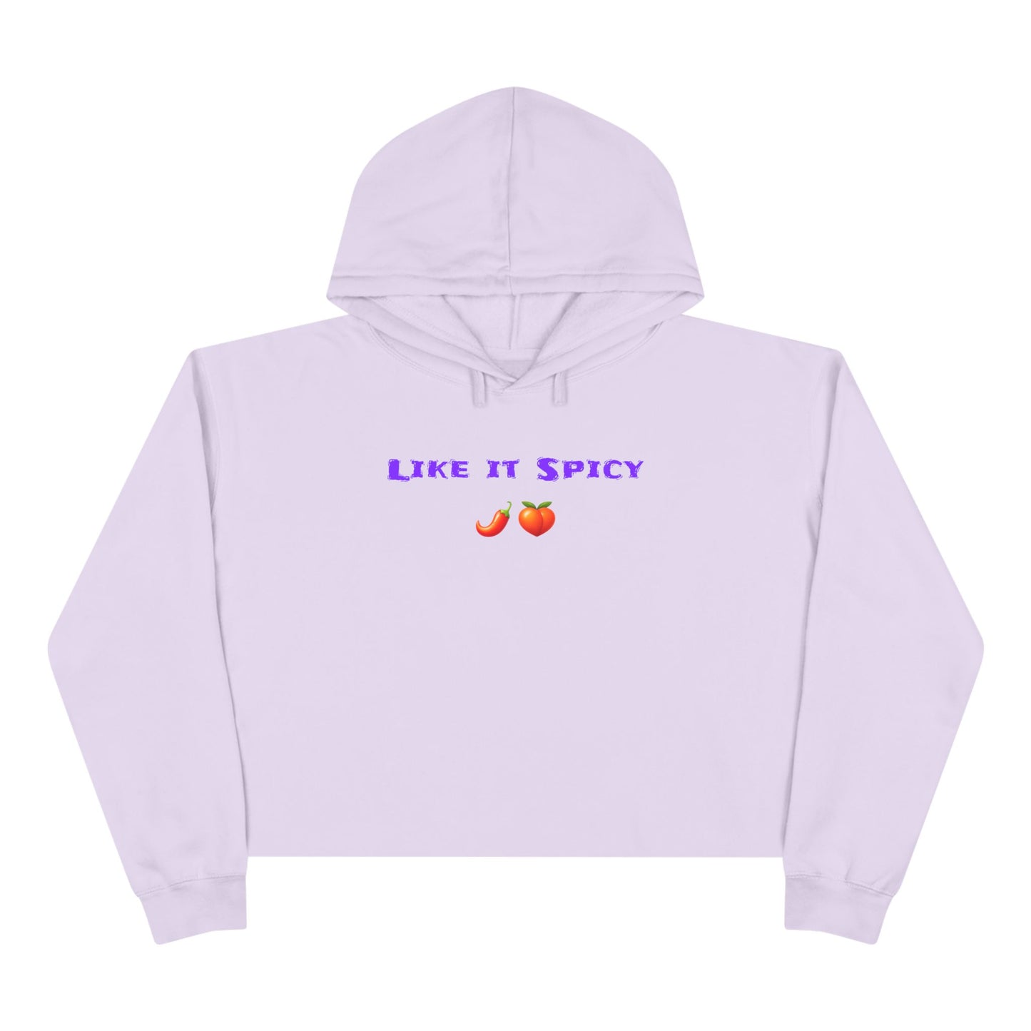 Like it Spicy 🌶 🍑 – Crop Hoodie