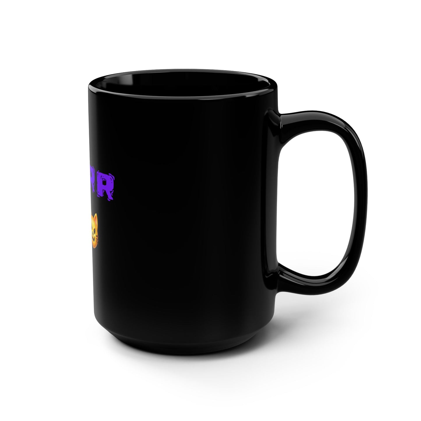 Grrr 🫦 😼 – Black Mug 15oz