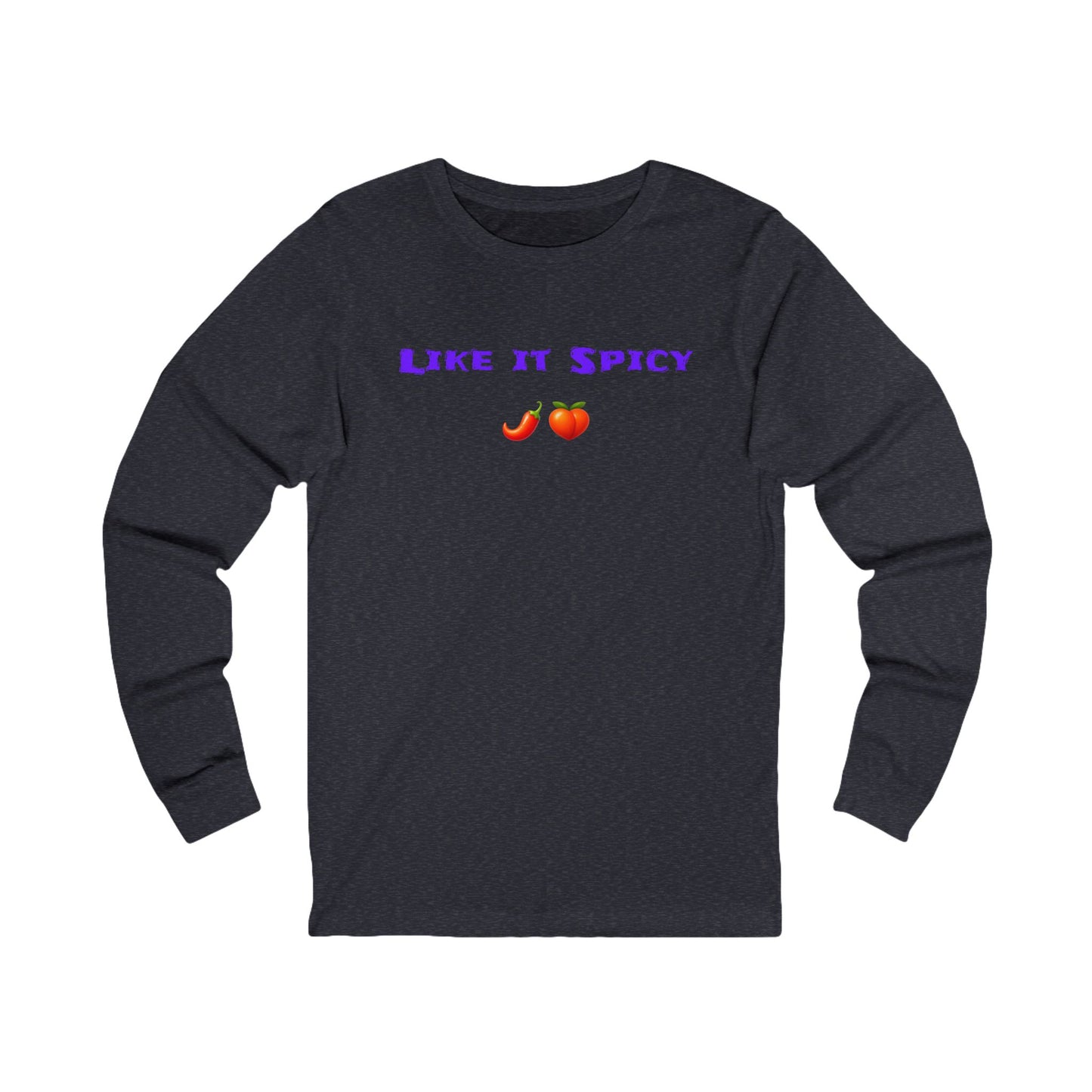 Like it Spicy 🌶 🍑 – Unisex Jersey Long Sleeve Tee