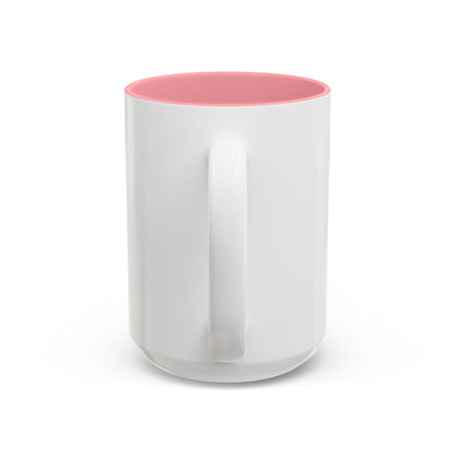 Looking for Daddy 💳 – Two-Tone Accent White-Pink Mug 15oz