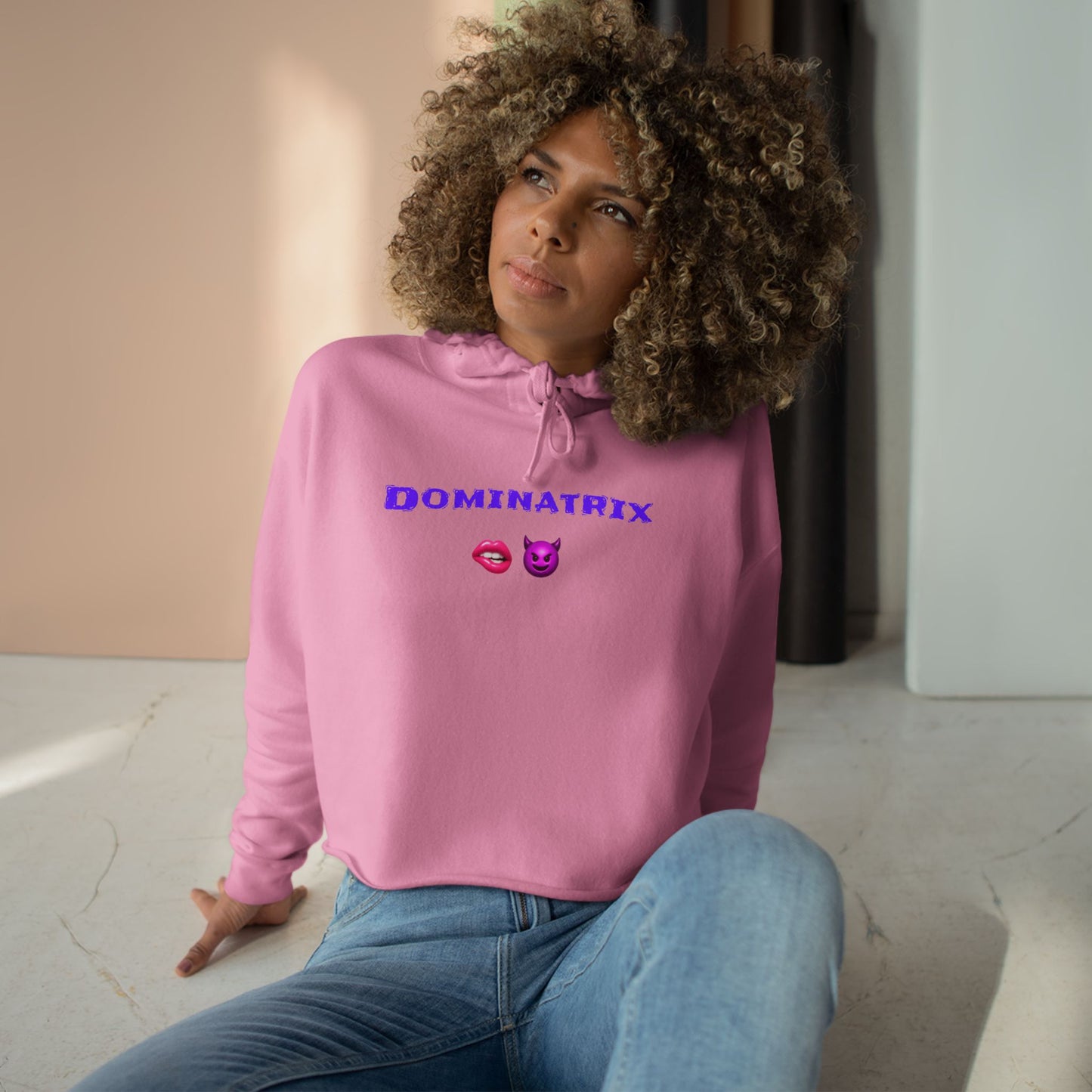 Rule Breaker 🫦 😈 – Crop Hoodie