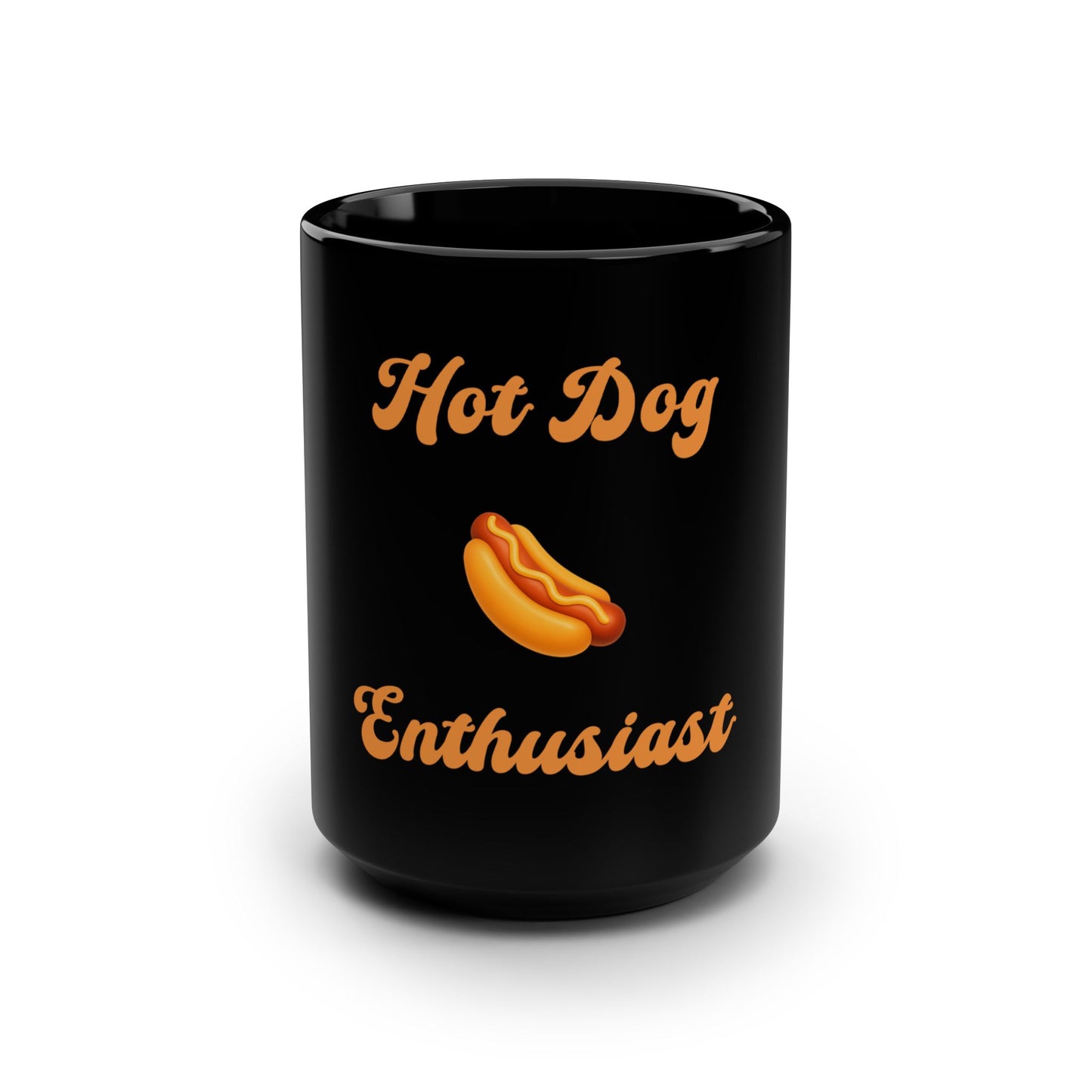 Hot Dog 🌭 Enthusiast – Black Mug 15oz