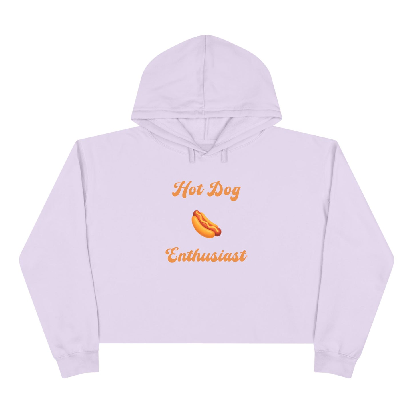 Hot Dog 🌭 Enthusiast – Crop Hoodie