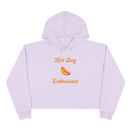 Hot Dog 🌭 Enthusiast – Crop Hoodie