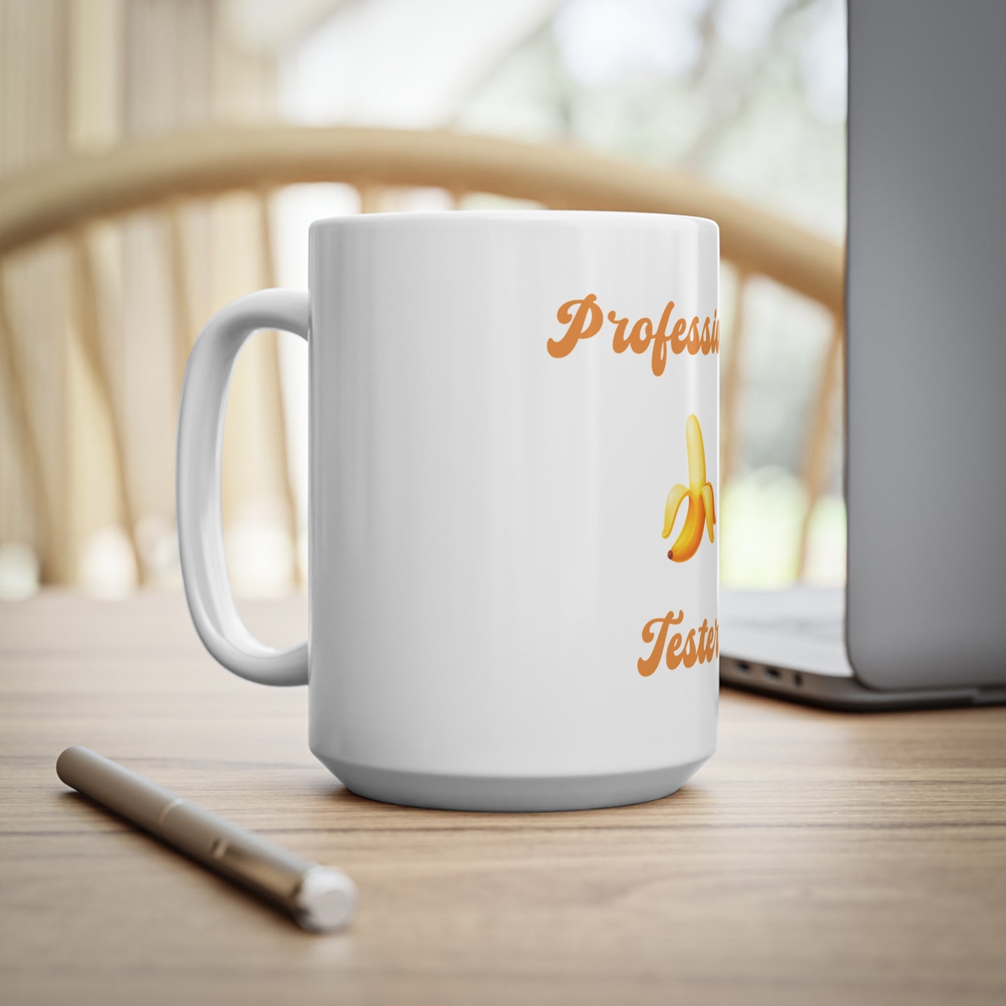 Professional 🍌 Tester – White Mug 15oz