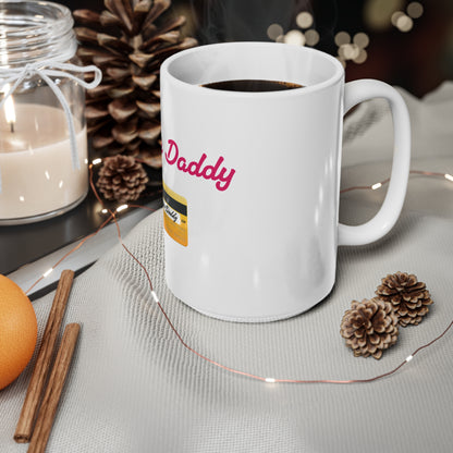 Daddy 💳 – White Mug 15oz