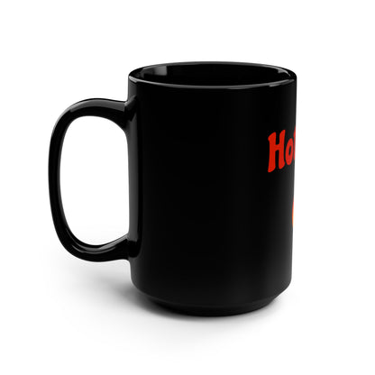 Hot Dad 🔥 – Black Mug 15oz