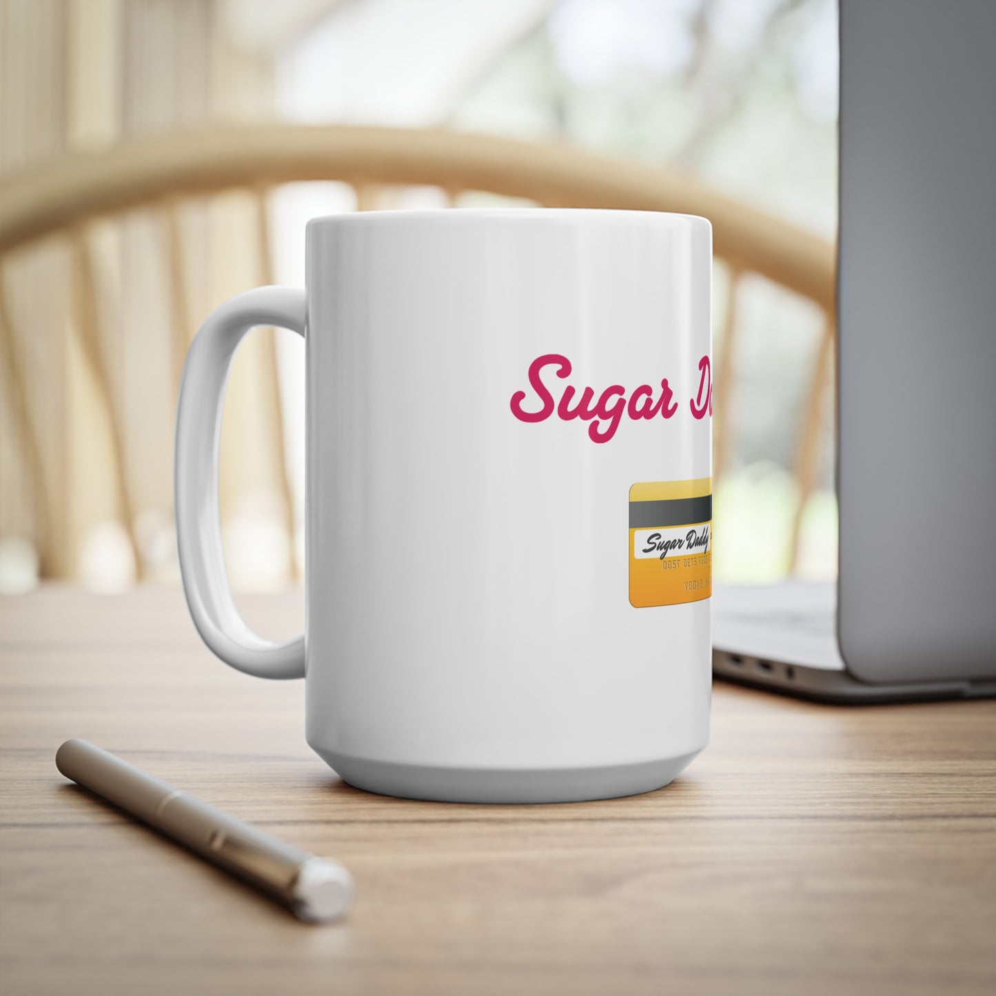 Daddy 💳 – White Mug 15oz