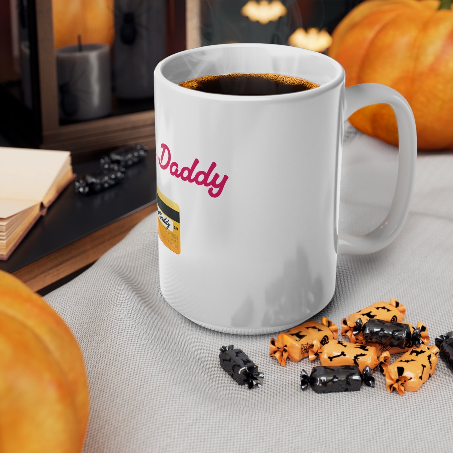 Daddy 💳 – White Mug 15oz