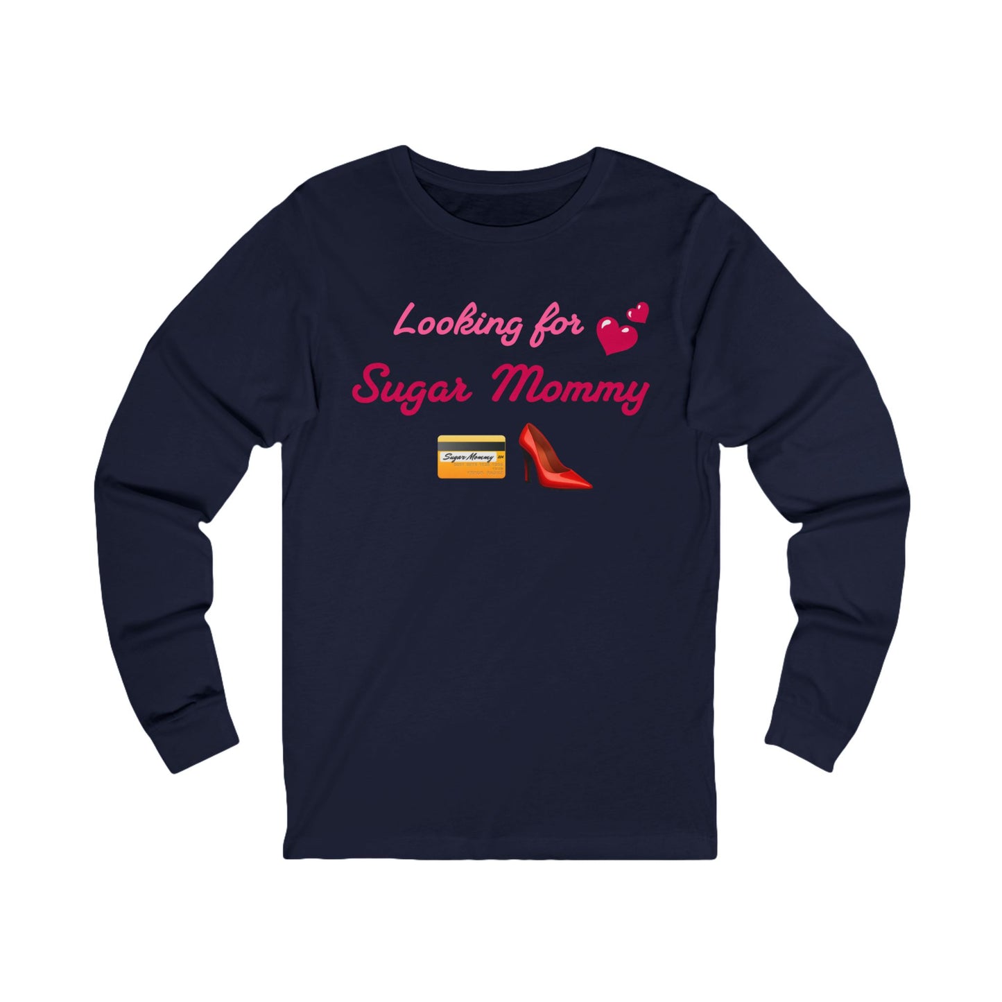 Looking for Mommy🇺🇸 👠 – Unisex Jersey Long Sleeve Tee