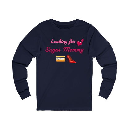 Looking for Mommy🇺🇸 👠 – Unisex Jersey Long Sleeve Tee